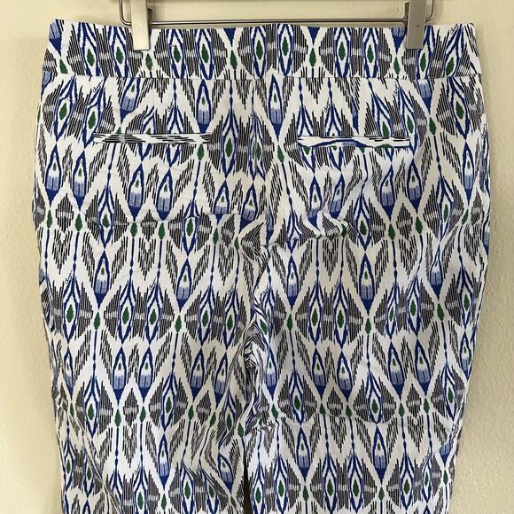 Chicos Brigitte Ikat Crops Size 12 - Picture 7 of 15